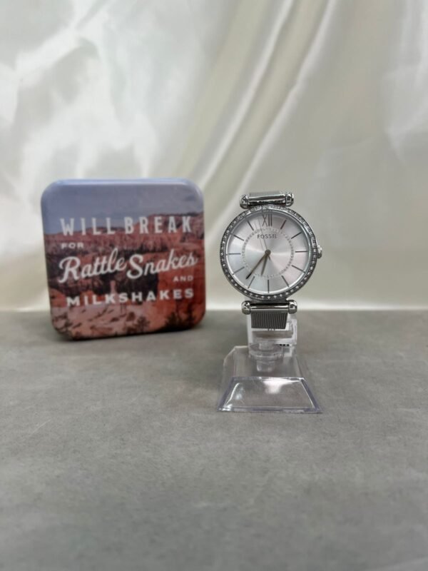 Fossil – Clásico Mesh con Cristales